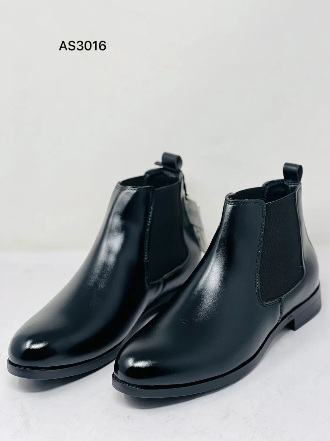 Polished Chelsea Boot in Black