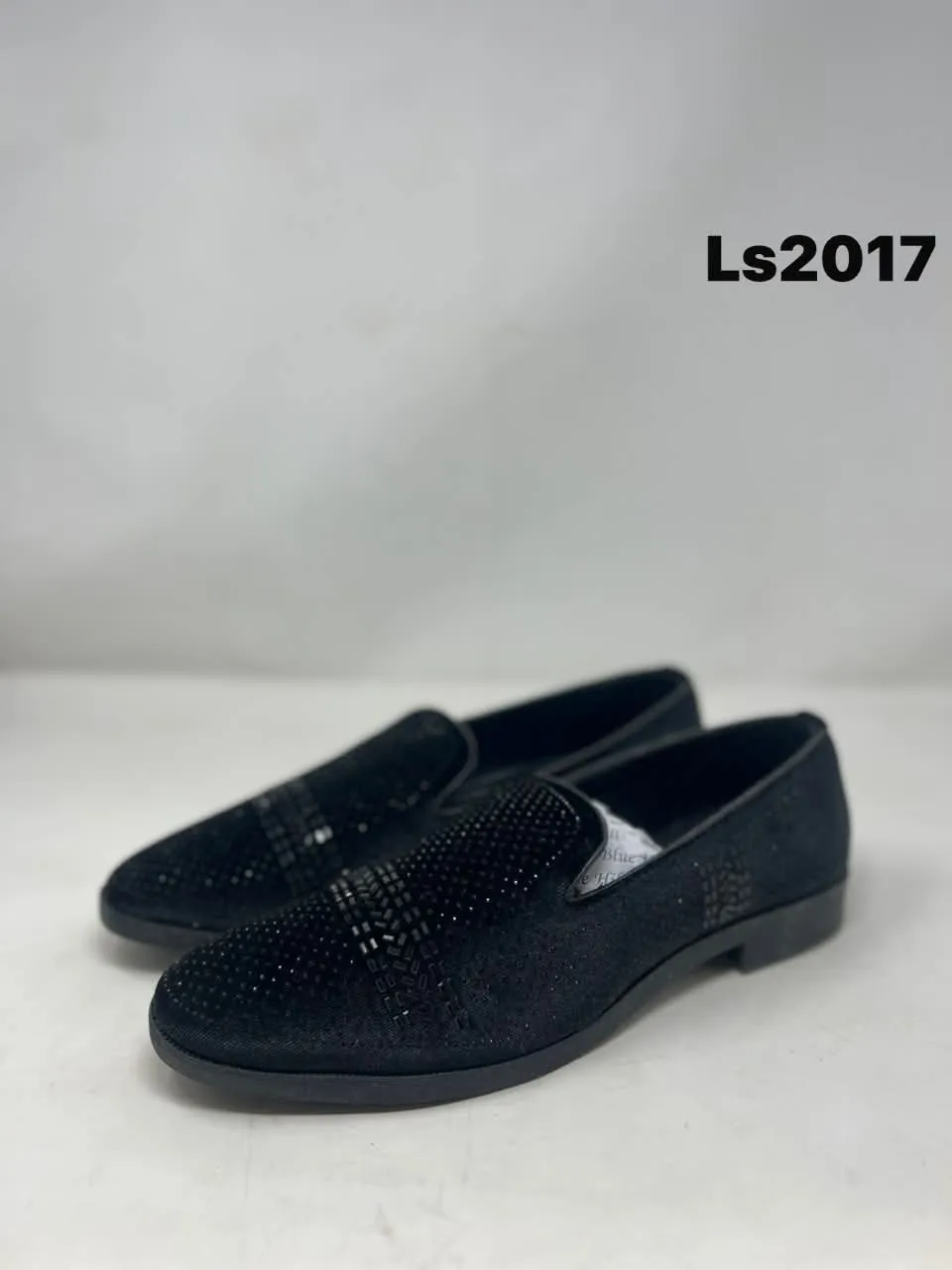 Textured Loafer in Black (LS2017)