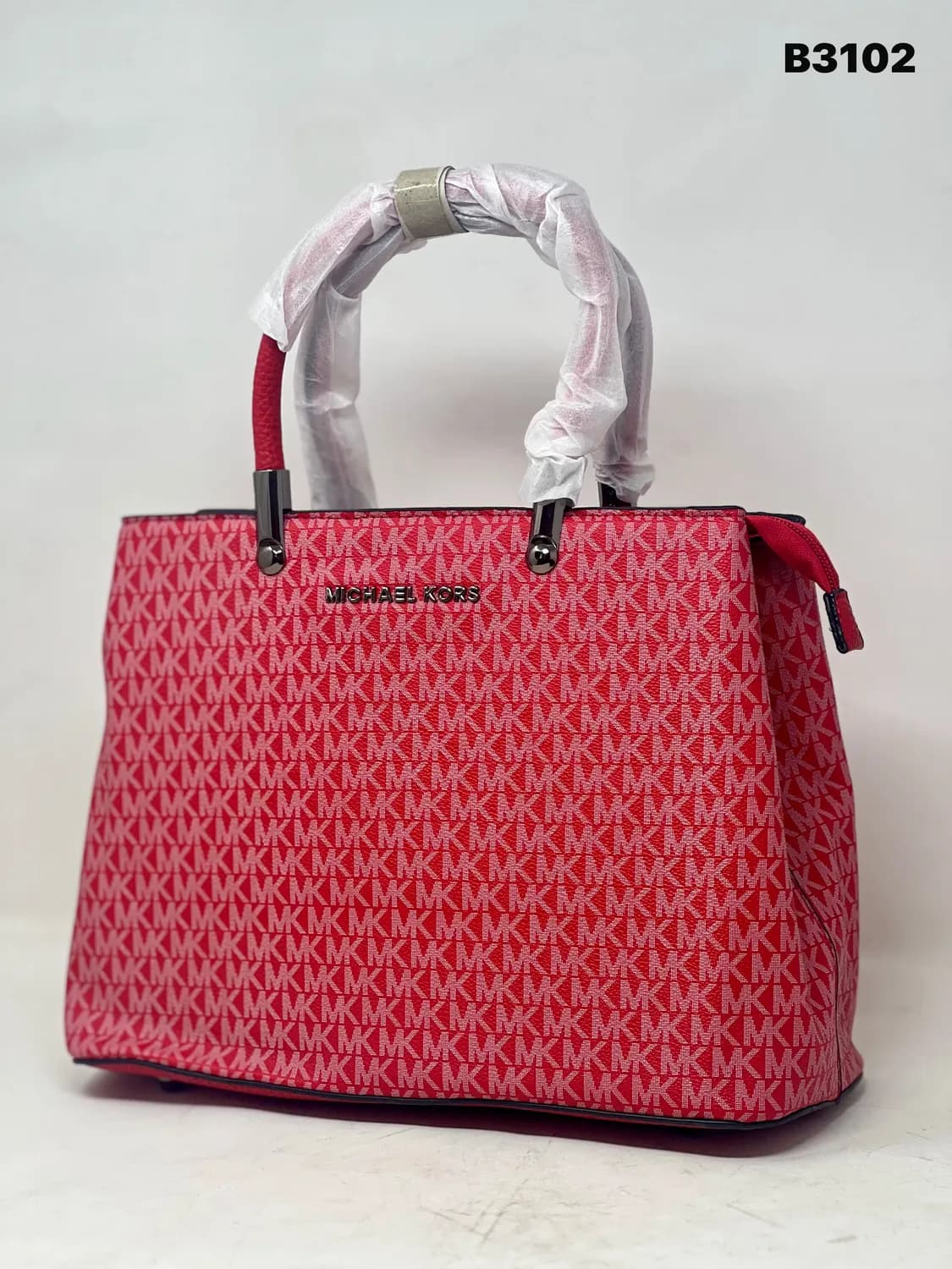 Monogram Satchel in Pink