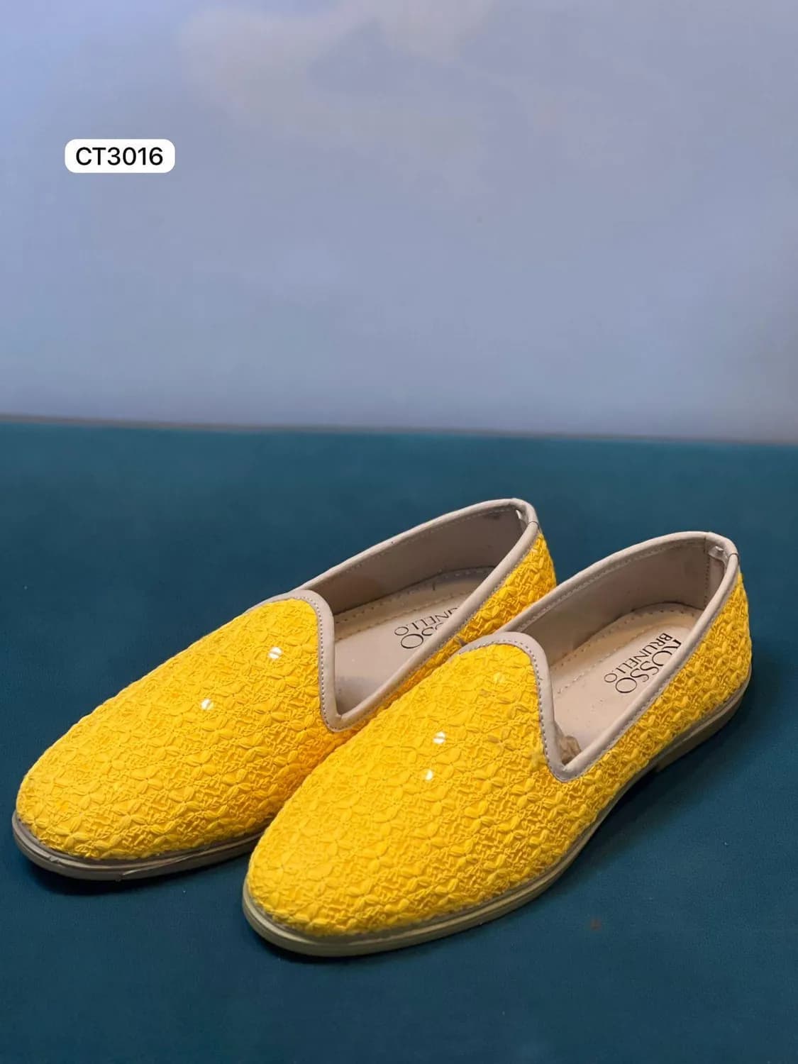 Sequin Slip-On in Yellow