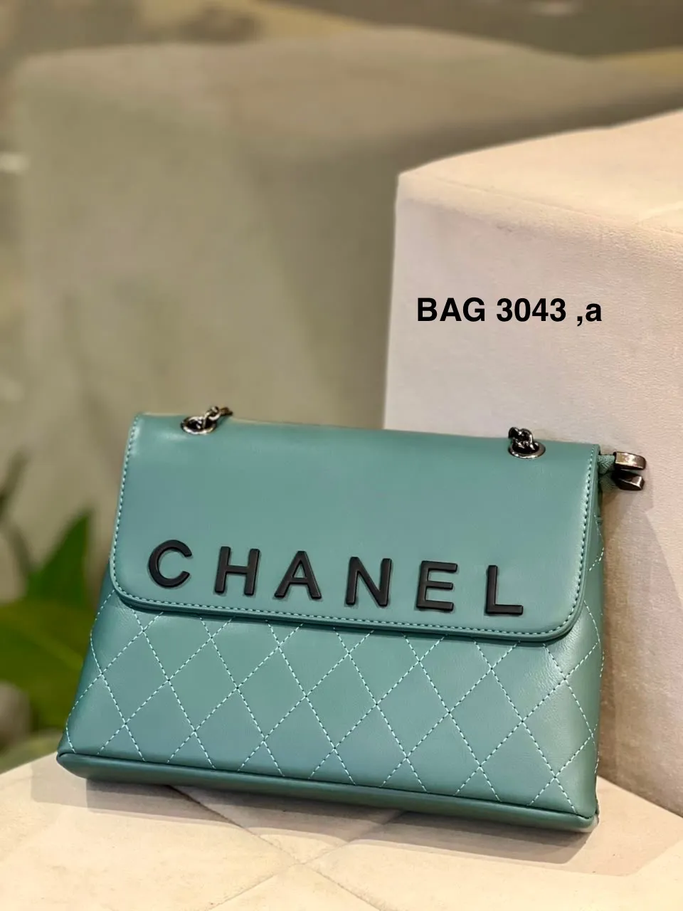Quilted Logo Flap Bag, view 2