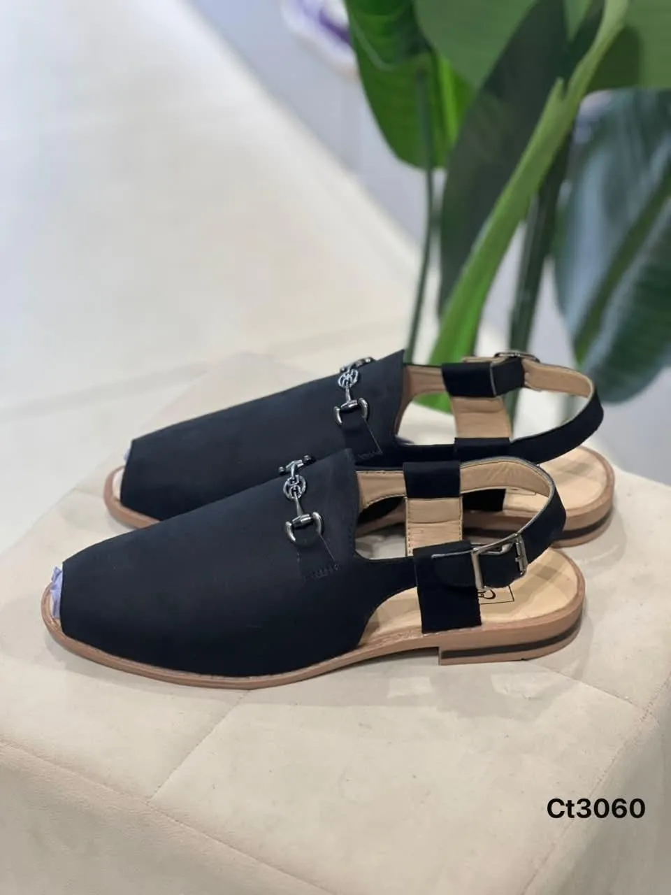 Bit Slingback Sandal in Black