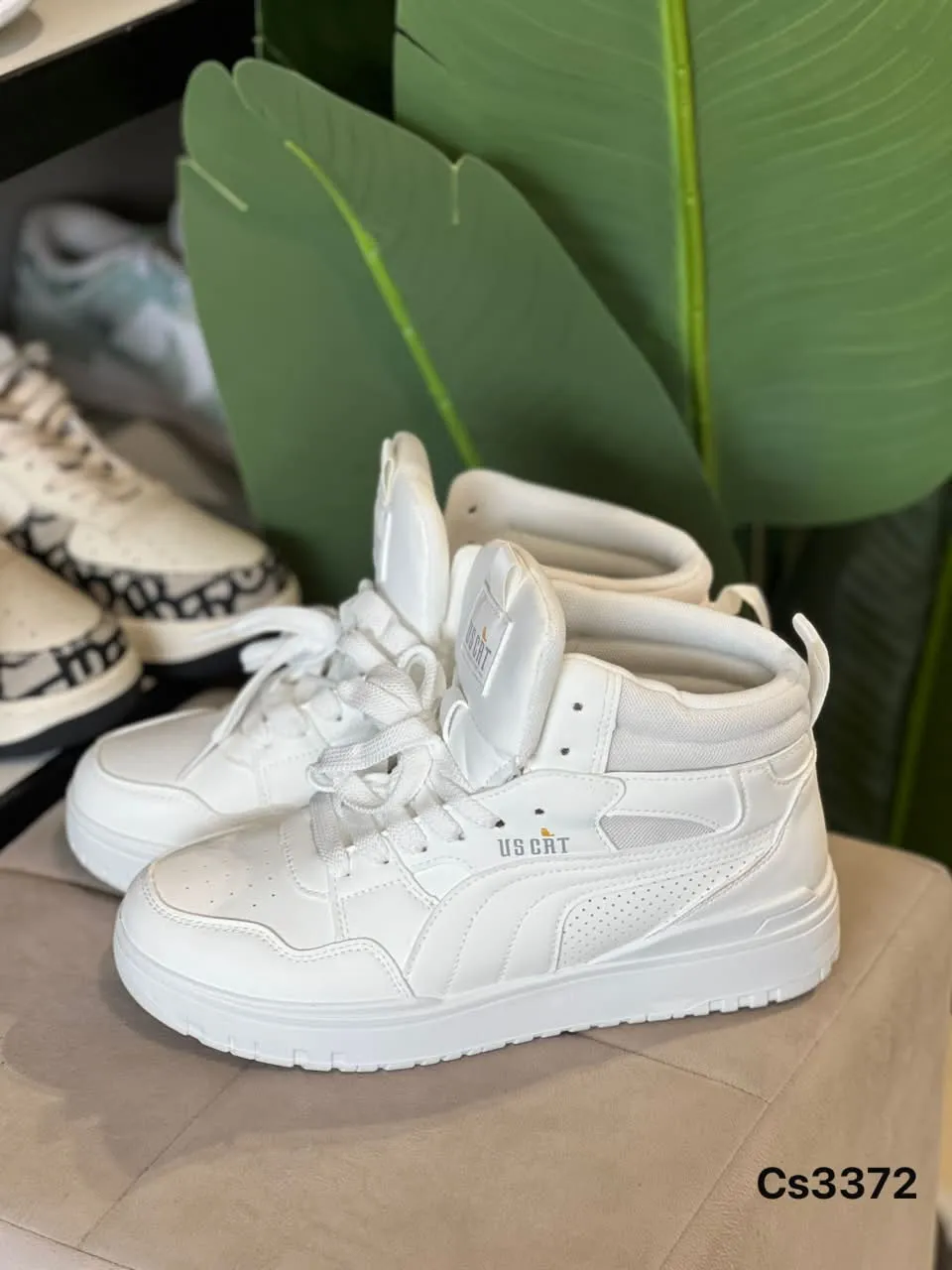 Court Mid in White