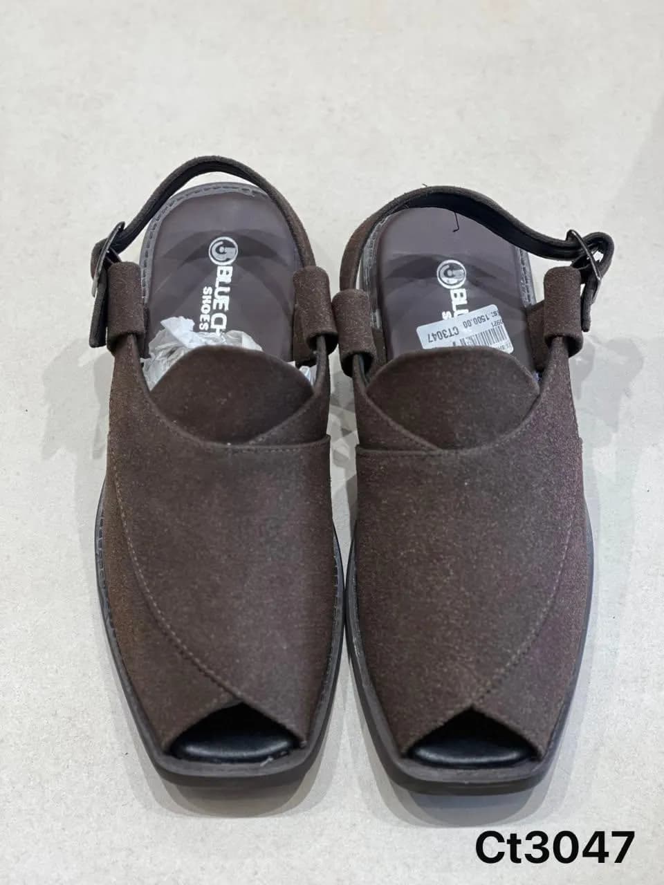 Suede Peshawari Sandal in Brown (CT3047)