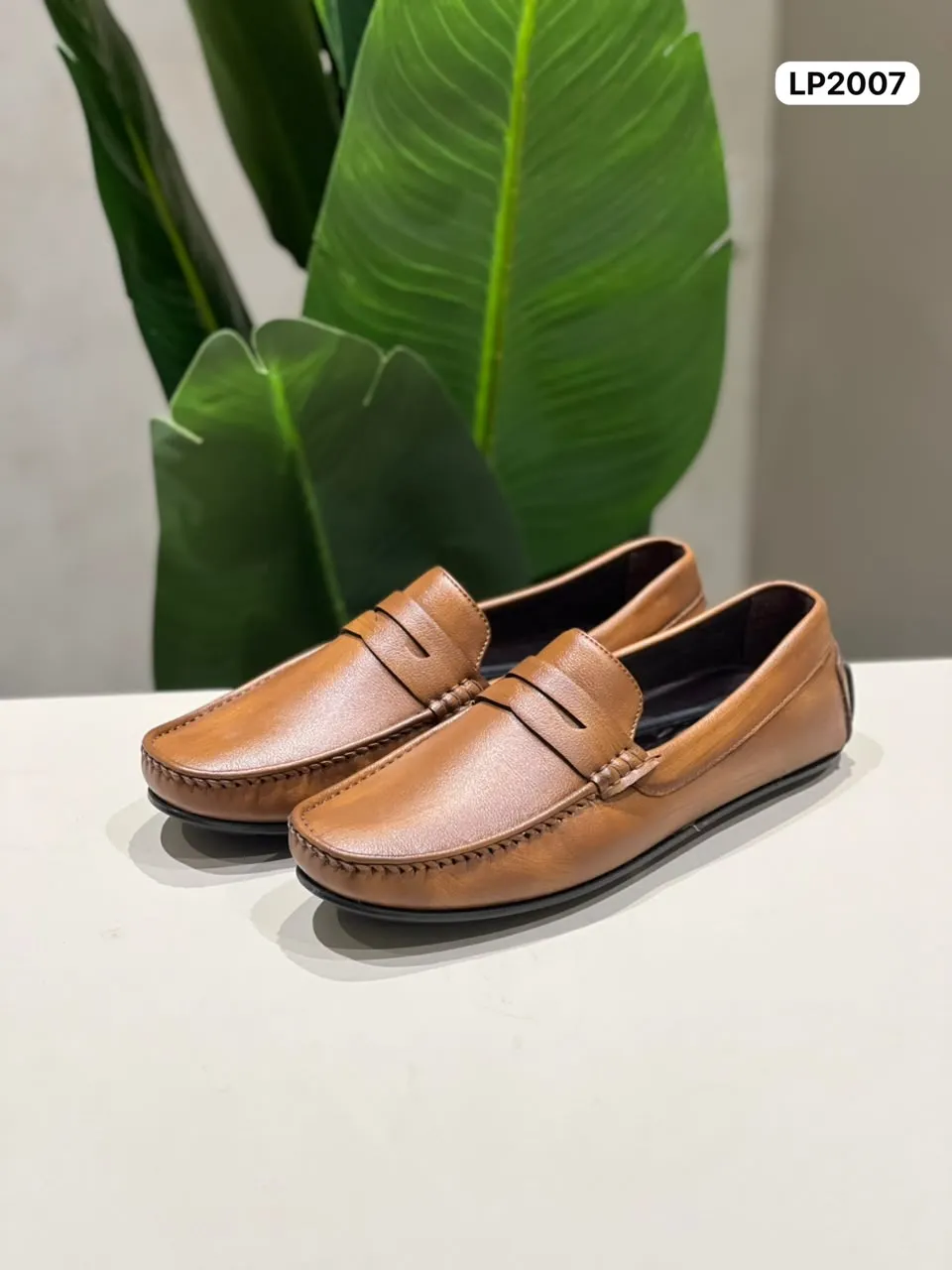 Penny Driving Loafer in Tan