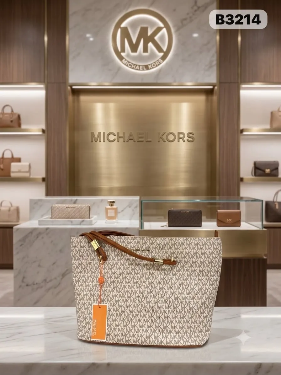 Monogram Tote in Cream