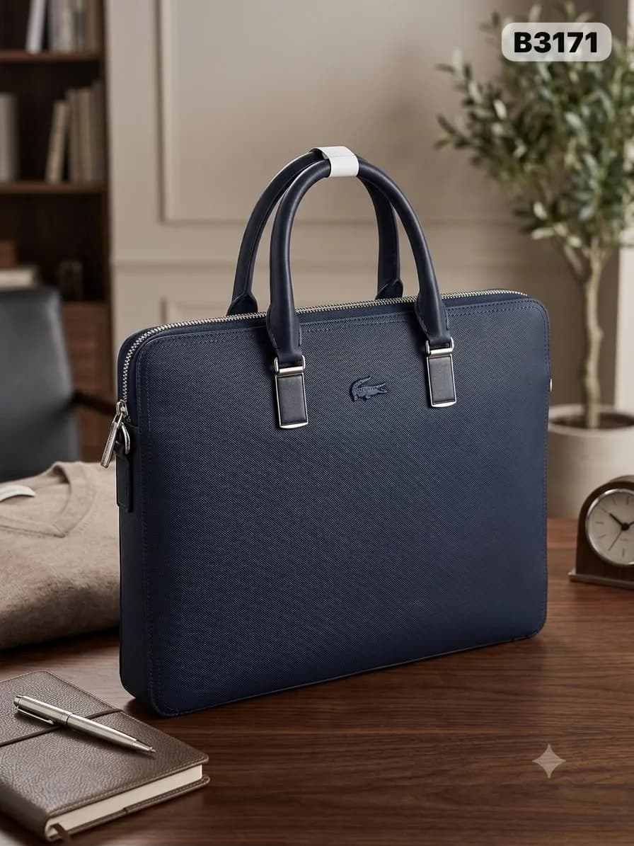 Slim Office Bag in Navy