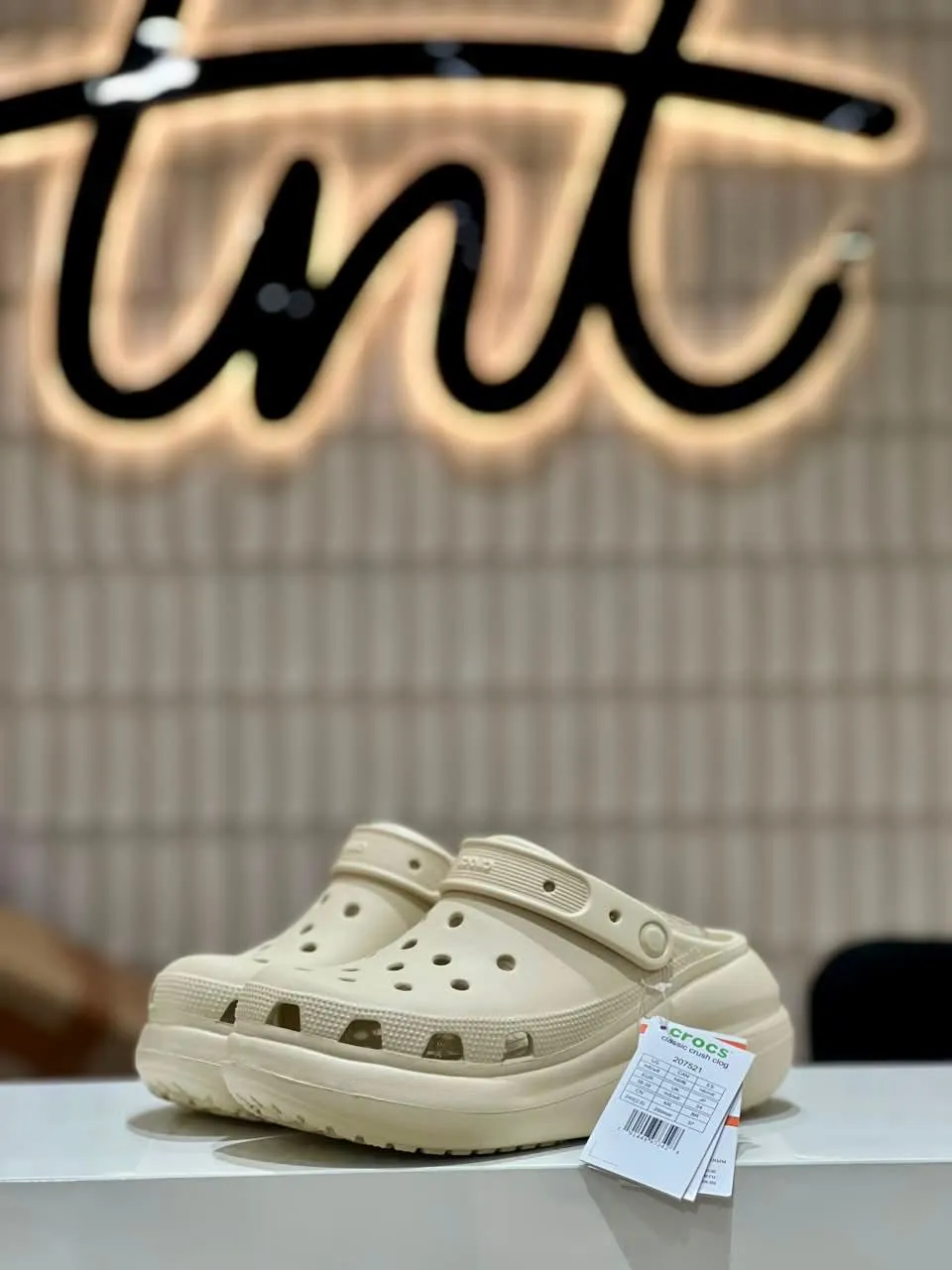 Platform Clog in Bone (MCX030)