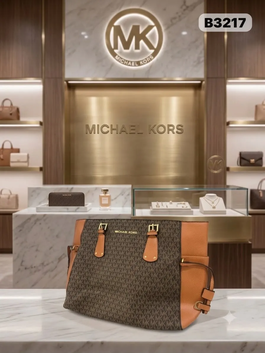 Monogram Carryall in Brown & Tan