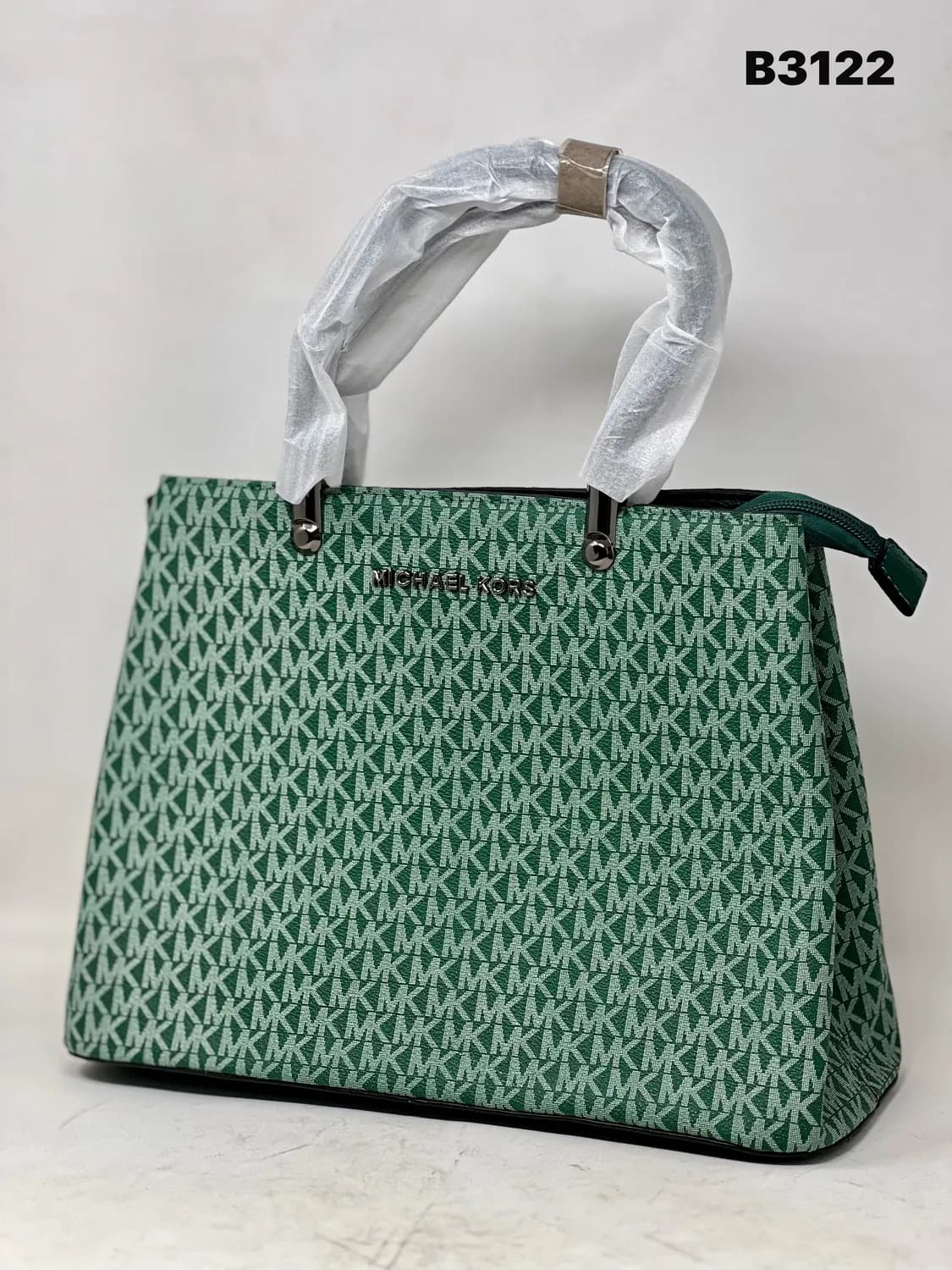 Monogram Tote in Emerald