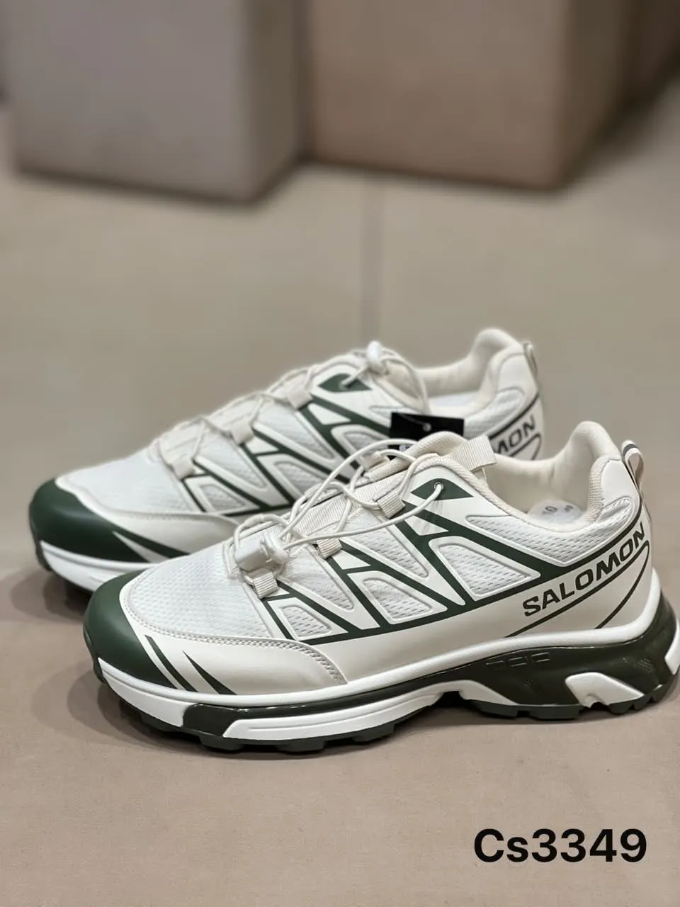 Trail Tech Runner in White & Green