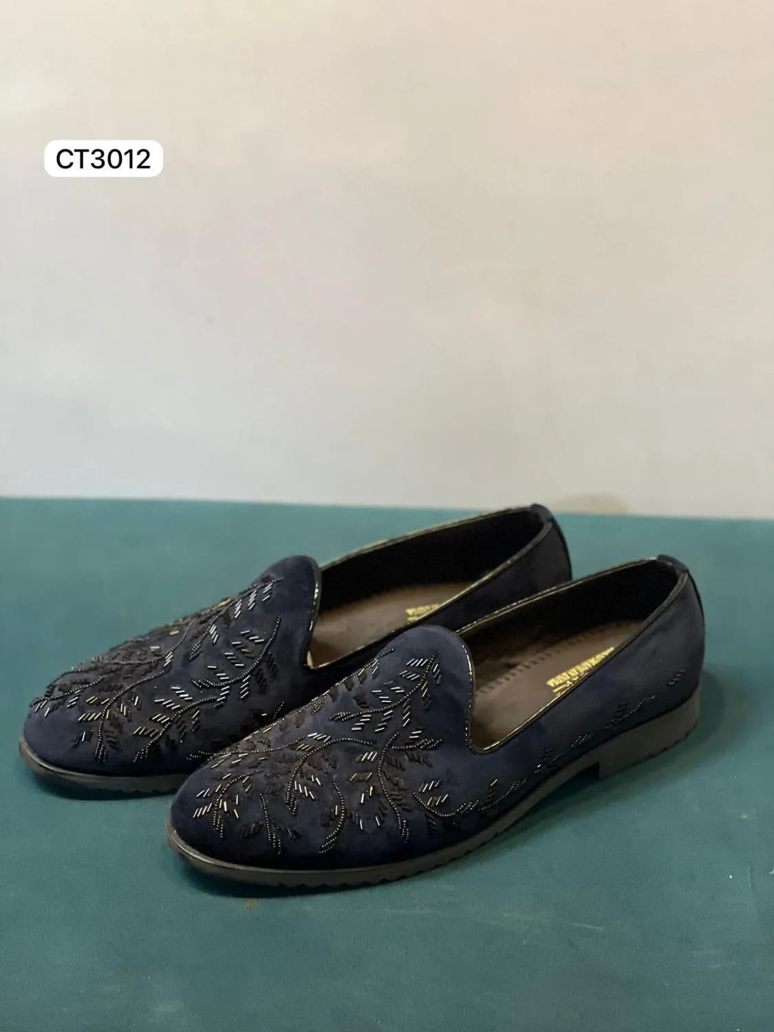 Embroidered Slip-On in Navy