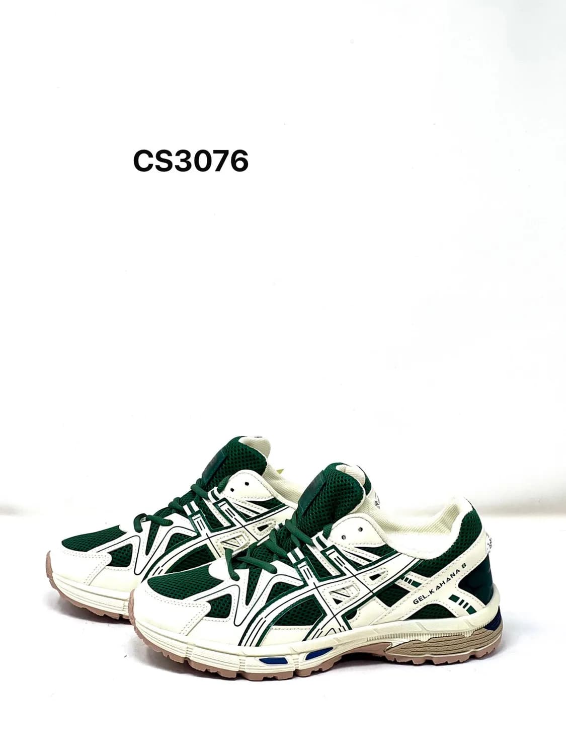 Tech Runner in White & Green