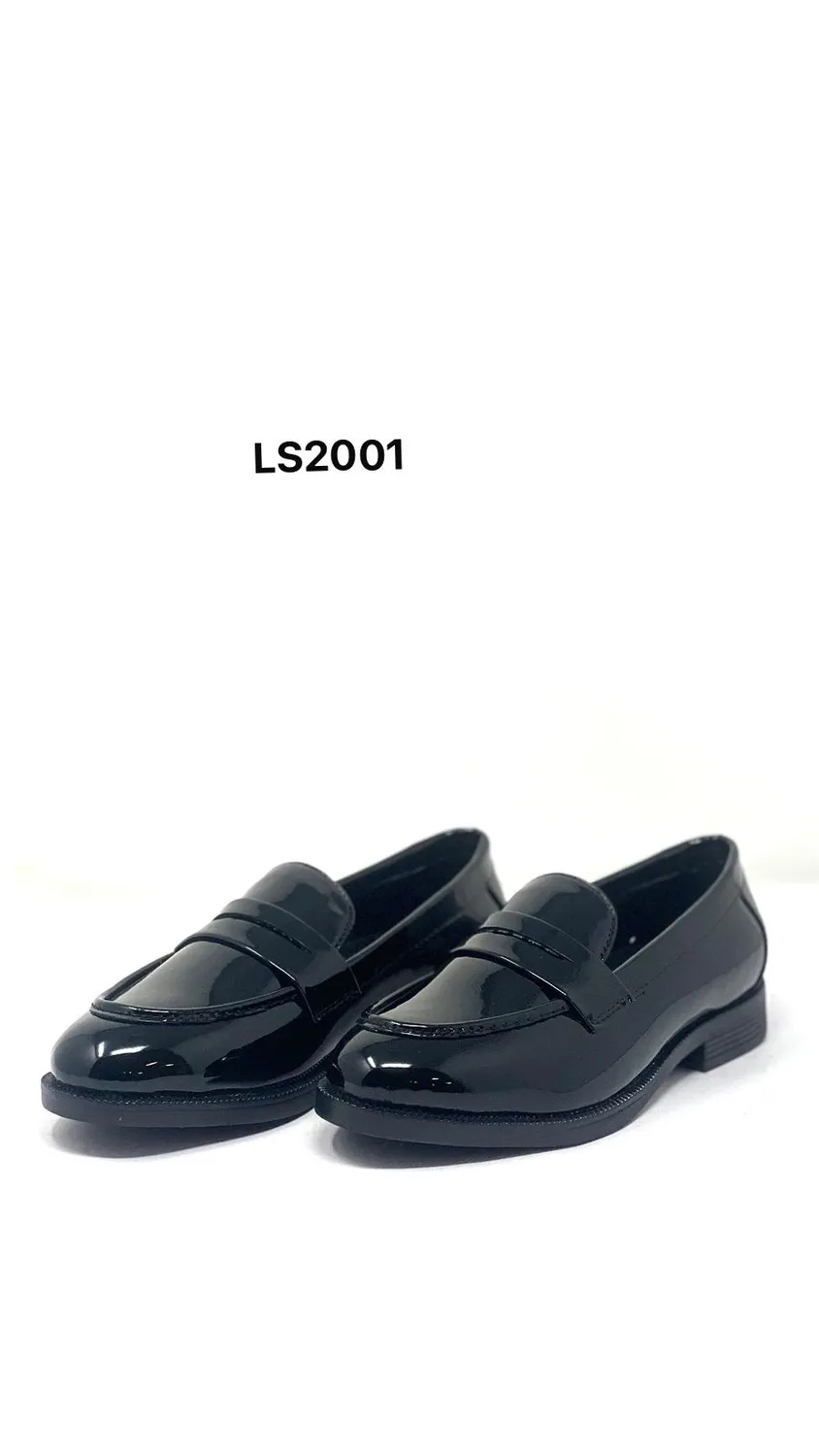 Penny Loafer in Black Patent (LS2001)